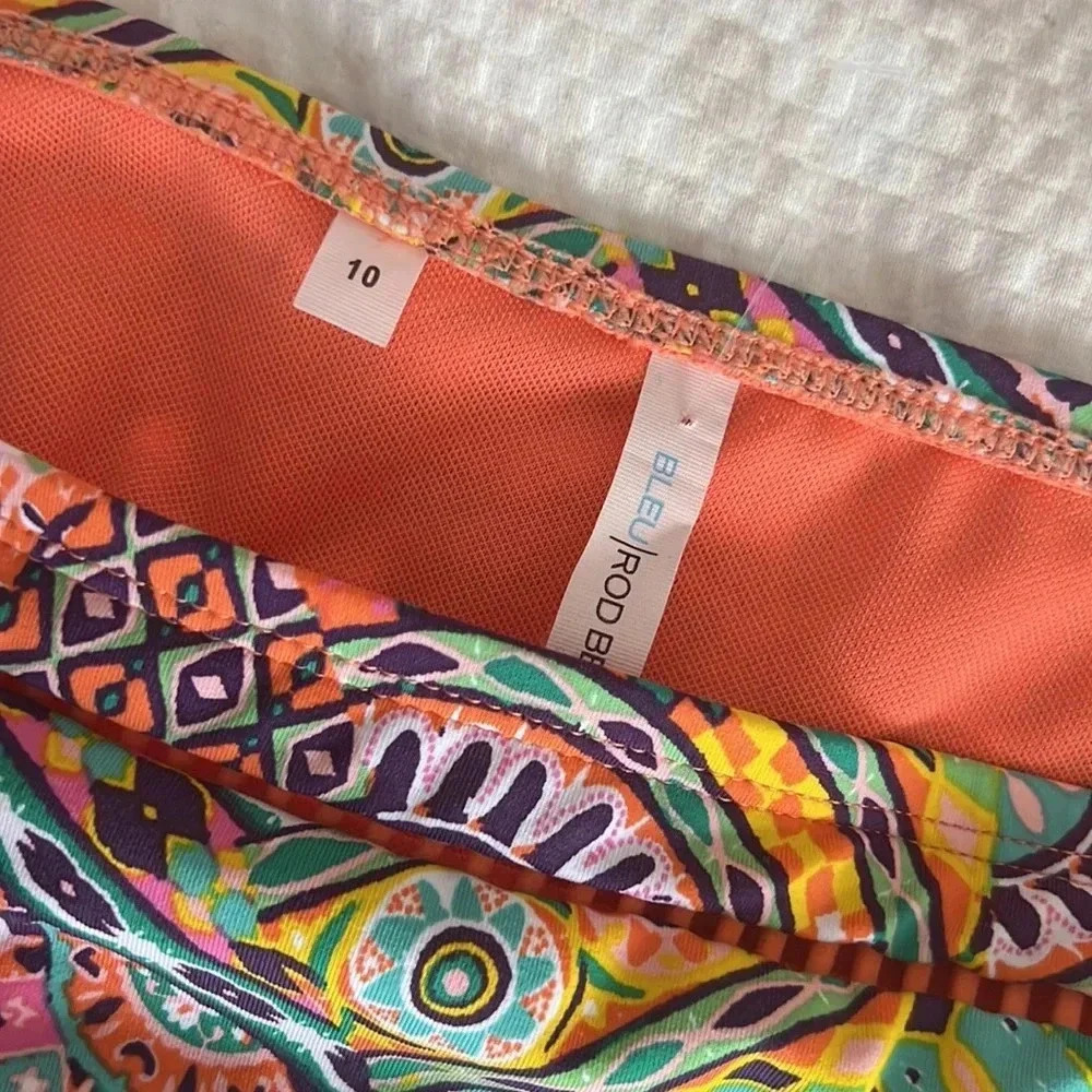 Bleu Rod Beattie Seriously Sunny Tie Side Bikini Top Size 34D and Bottom Size 10 - Picture 10 of 11